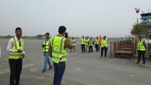 विराटनगर विमानस्थलमा आपतकालीन अवस्थाको पूर्वतयारी अभ्यास